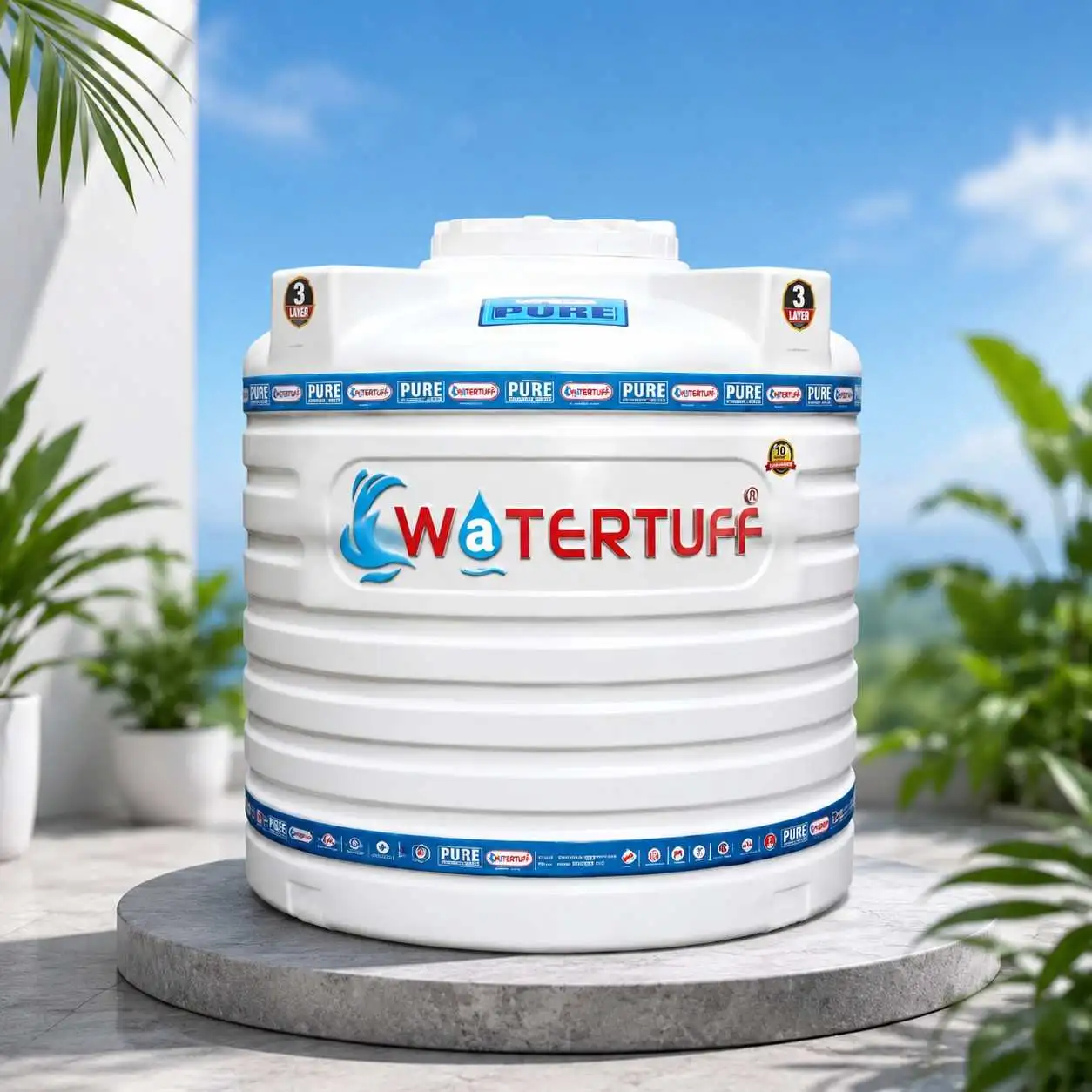 Water Tech Heavy water storage tank range for residential and commercial use